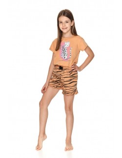 Piżama dla dziewczynki 104-116 krótka Taro Misza 2705 