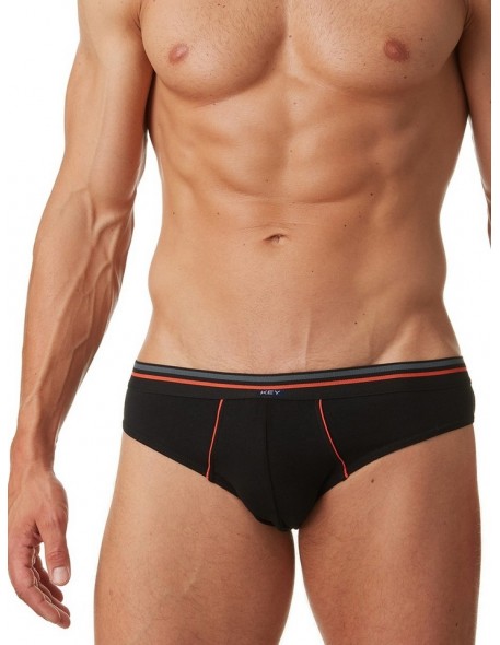 Men's briefs with szeroką gumą wielopak Key MPP 234 A22 2-pack