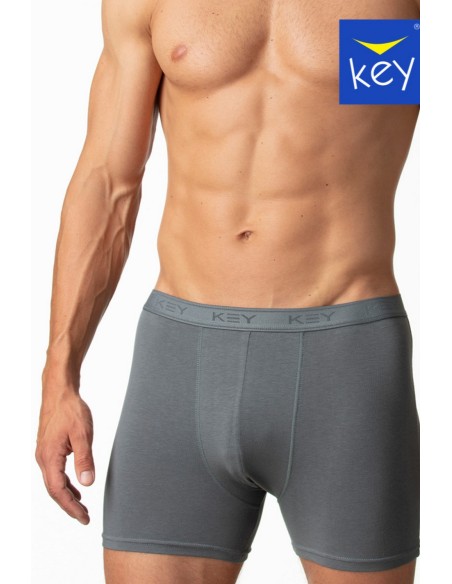 Men's boxer shorts with szeroką gumą Key MXM 019