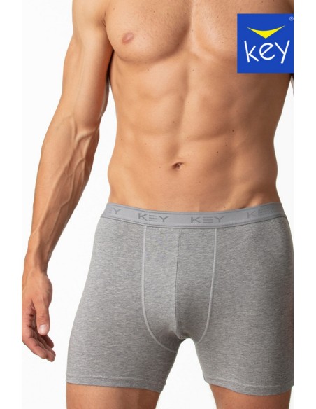 Męskie bokserki z szeroką gumą Key MXM 019 