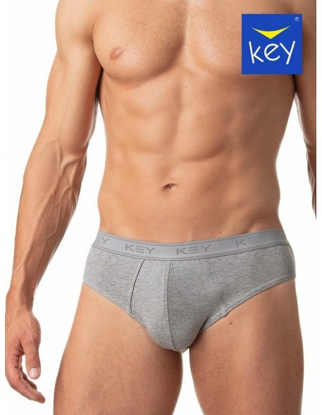 Briefs men's with szeroką gumą wielopak Key MPP 019 2-pack