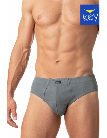 Briefs men's with szeroką gumą wielopak Key MPP 019 2-pack
