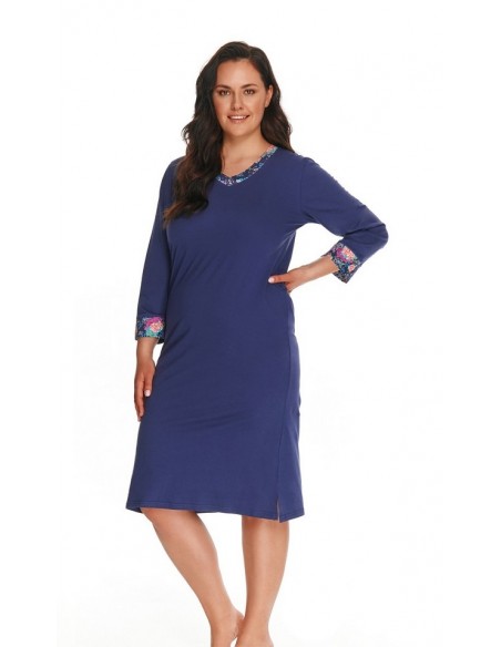 Koszula nocna damska bawełniana długa Taro Luna 2818 