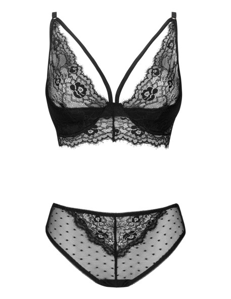 Zmysłowy komplet Pine Black, Livia Corsetti