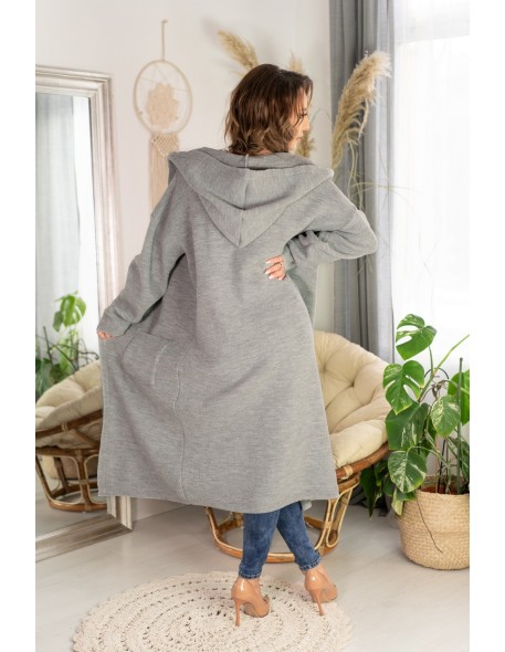 Kardigan Żakiet Marynarka Renum Grey, Merribel