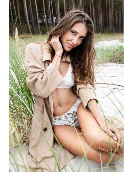 Figi damskie Lama bikini L-1460BI plus size, klasyczne majtki na co dzień