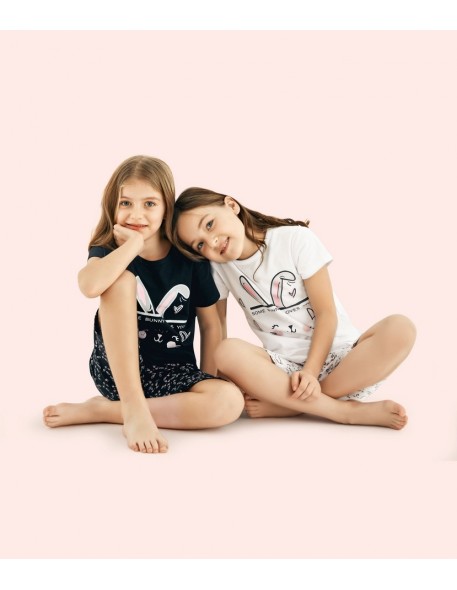 pajamas for girls with short sleeve Donella 10114