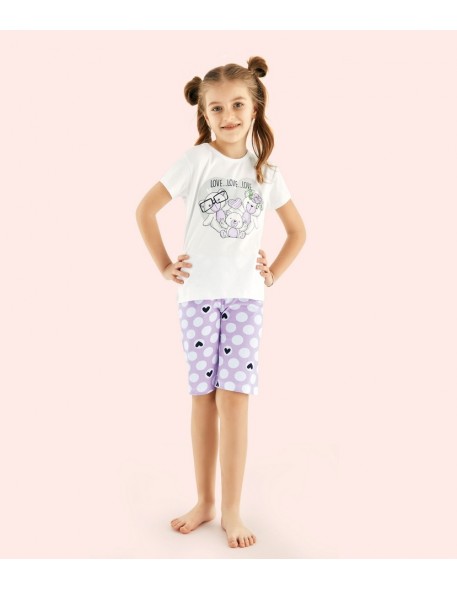 pajamas for girls with short sleeve Donella 10124