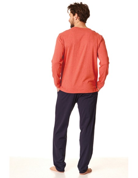 Pajamas men's bawełniana short letnia Key MNS 860 B22