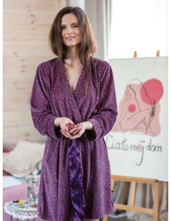 Bathrobe ladies' short thin Key LGD 640 B22 2