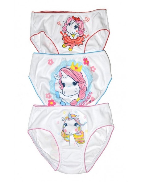 Majtki dla dziewczynki wielopak Dc Girl 33099 3-pack 