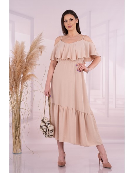 Dress sunlov beige, Merribel