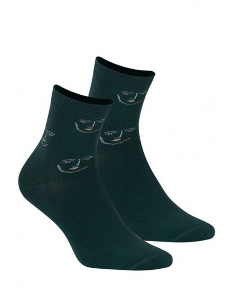 Socks patterned women's w84.140, Wola