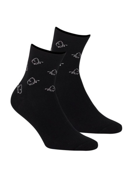 Socks patterned women's w84.140, Wola