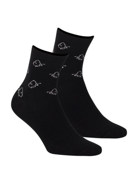 Socks patterned women's w84.140, Wola
