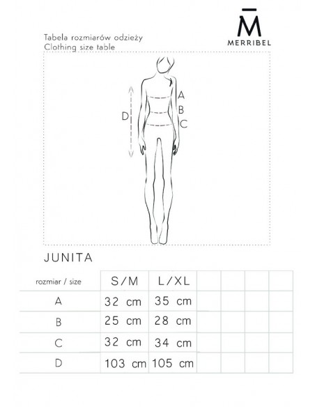 Sukienka junita beige, Merribel