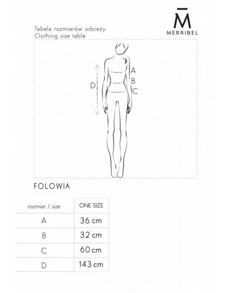 Dress folowia powder, Merribel