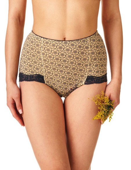 Panties with wysokim stanem wielopak Key LPM 753 B22 2-pack