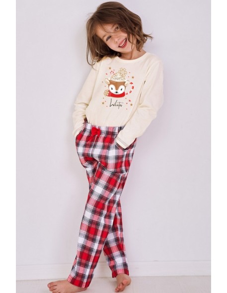 Pajamas dla dziewczynki 92-116 bawełniana long Taro Holly 2830