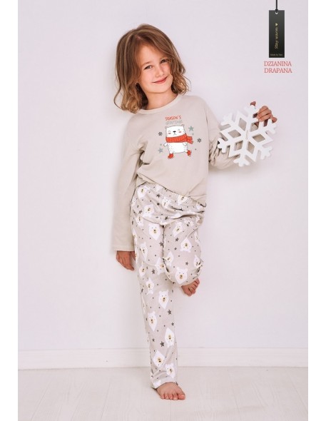 Pajamas dla dziewczynki 92-116 long Taro Aniela 2846