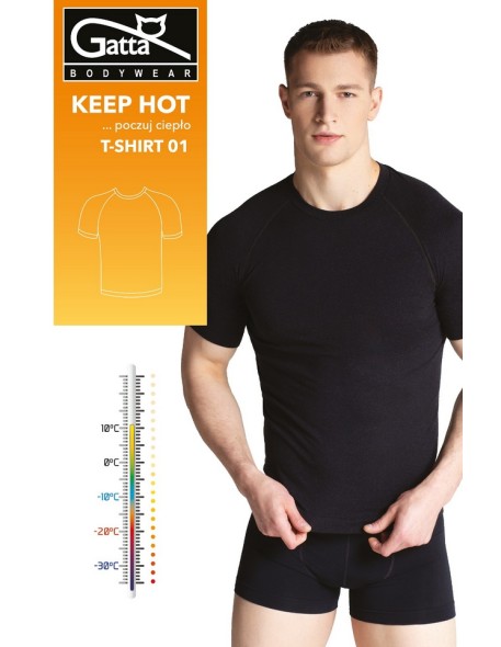 Koszulka termoaktywna męska Gatta Keep Hot T-Shirt 01 Men 43028