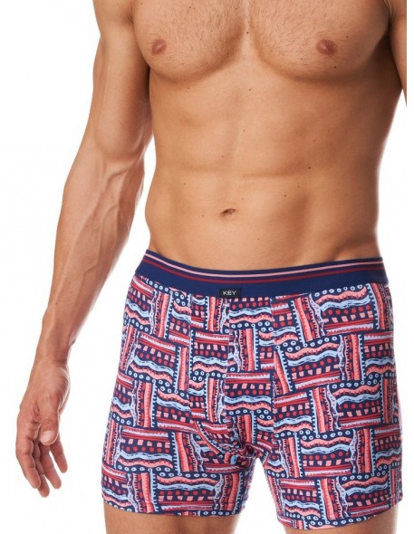 Men's boxer shorts with szeroką gumą Key MXH 832 A23