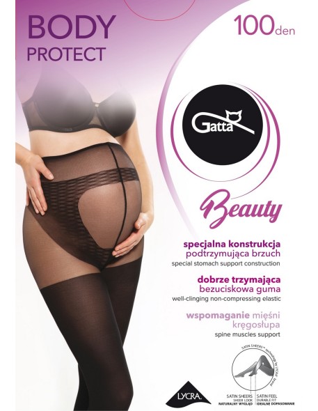 Rajstopy ciążowe Gatta Body Protect 100 den 