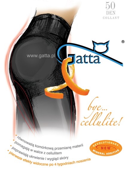 Tights korygujące brzuch antycelulitowe Gatta Bye Cellulite 50 den