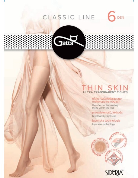 Rajstopy damskie Gatta Thin Skin 6 den 