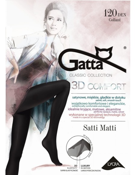 Tights women's covering Gatta Satti Matti 3d 120 den
