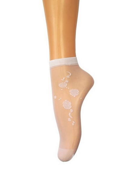 Skarpetki dziewczęce białe wzorzyste Gatta Alice 