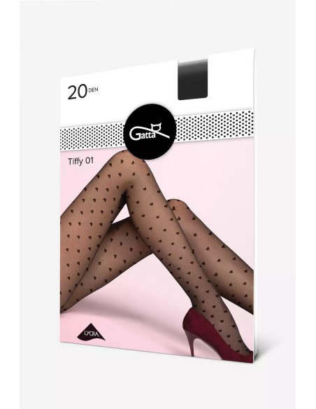 Tights women's patterned Gatta Tiffy 01 20 den