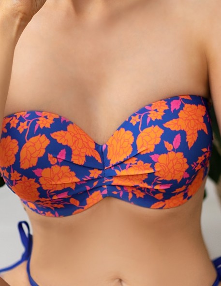 Biustonosz kąpielowy bardotka usztywniany...