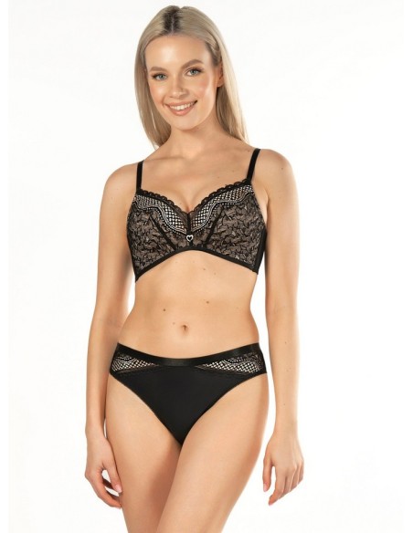 Biustonosz bez fiszbin push-up Nipplex Clarisa 