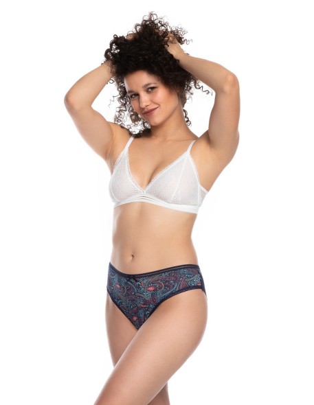 Figi damskie bikini Lama L-1514BI z delikatnym...