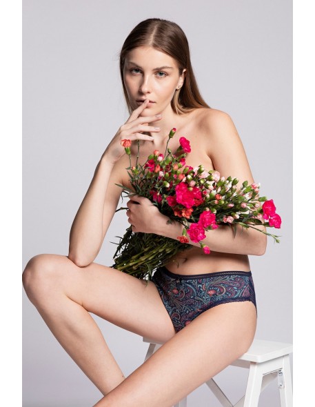 Figi damskie bikini Lama L-1514BI z delikatnym...