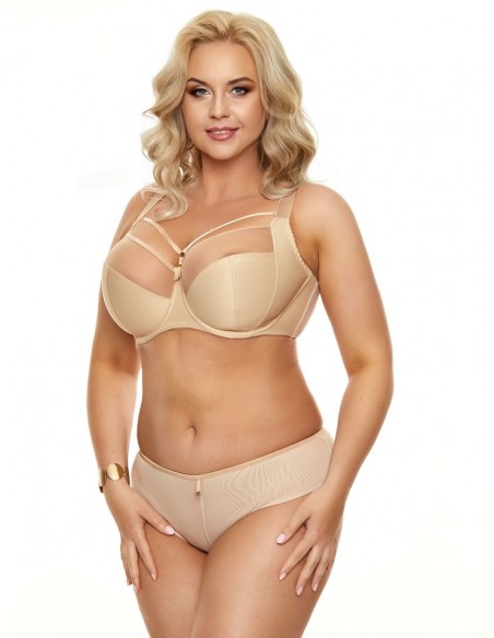 Figi damskie Nessa Clarisse Straps bezowy N01