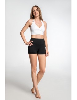 Spodenki sportowe damskie antycellulitowe czarne Gwinner...