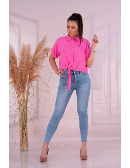 Blouse Gibra Pink, Merribel