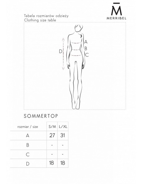 Bluzka Sommertop Pink, Merribel