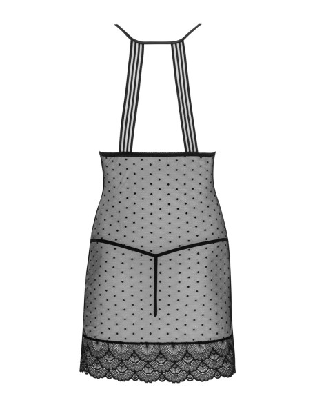 CoMiran koszulka nocna ze stringami czarna,...