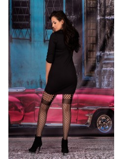 Asperin legginsy wzorzyste czarne, Livia Corsetti lc 17145  2