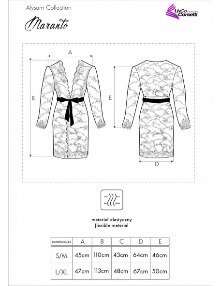 Bathrobe Mostina Licorin Collection, Livia...