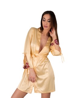 Parllie szlafrok damski satynowy, Livia Corsetti lc 90393-1 