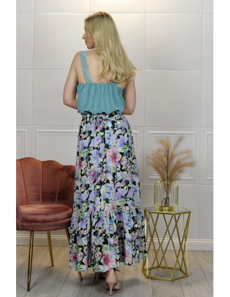 long letnia skirt Blica Niebieska/Blue, Merribel