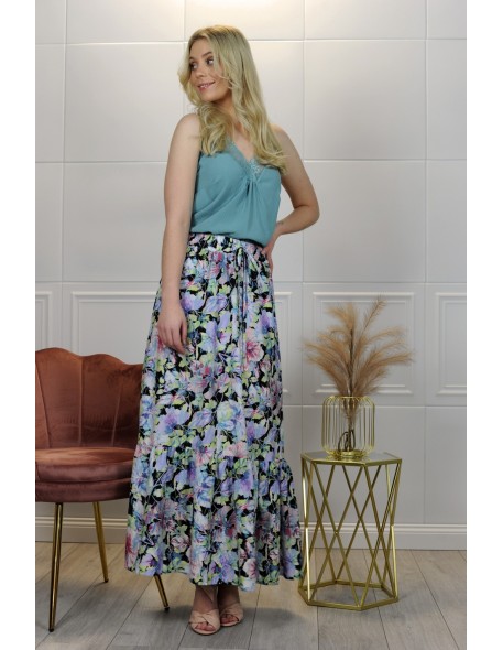 long letnia skirt Blica Niebieska/Blue, Merribel