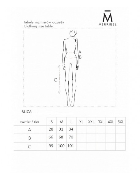 długa letnia spódnica Blica Różowa/Pink, Merribel