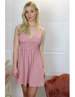 letnia sukienka na ramiączkach Rumina Pudrowy Róż/Powder,...