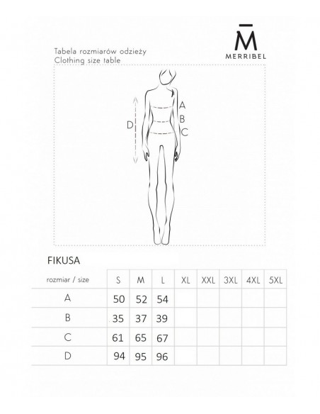 sukienka zapinana na guziki Fikusa Niebieska/Blue, Merribel