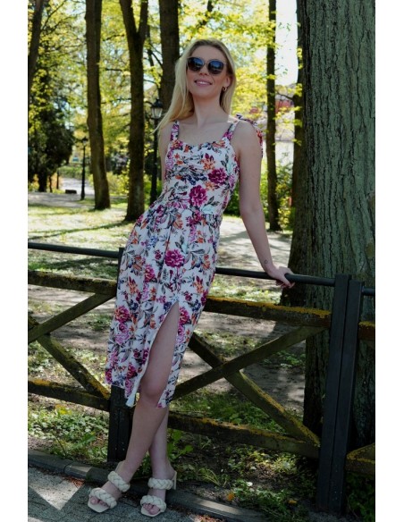 Missa letnia zwiewna dress za kolano, Merribel